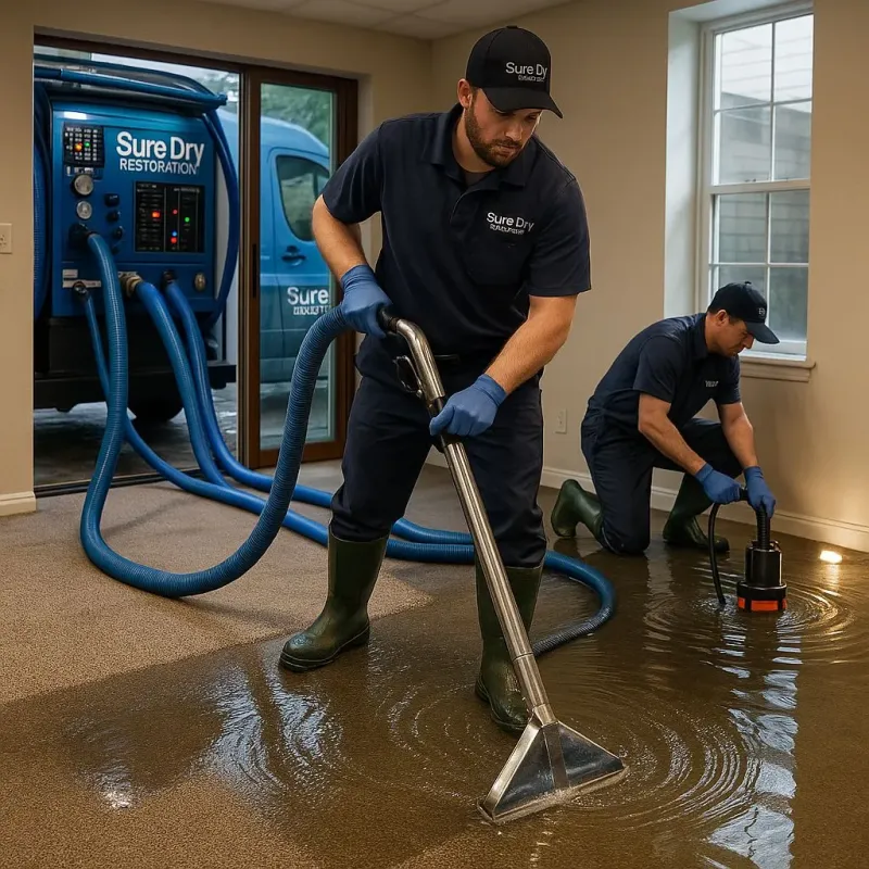 Water Extraction and Removal process in Hampton Falls, NH